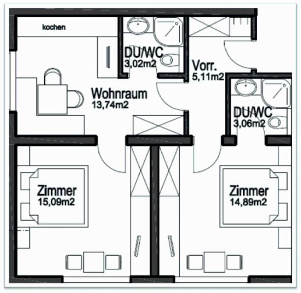 Apart Garni Sesvenna Ischgl Zimmer foto